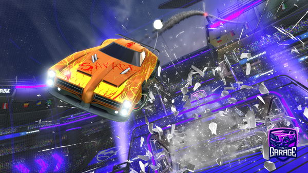 A Rocket League car design from Pikachu_Games