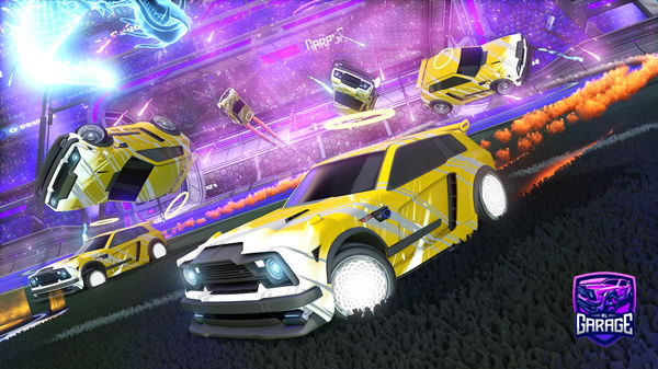 A Rocket League car design from FrenzyFox669