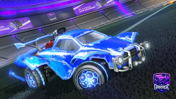 A Rocket League car design from cal3q