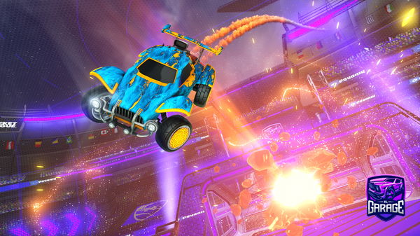 A Rocket League car design from mattmations