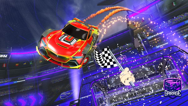 A Rocket League car design from Ganyu-Simp