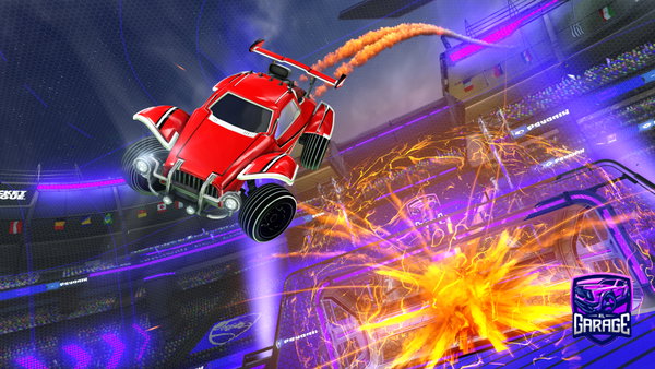 A Rocket League car design from 1Brxnin1376