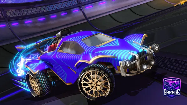 A Rocket League car design from stova