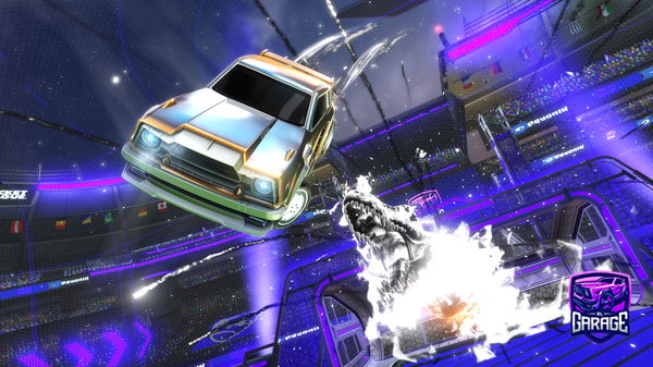 A Rocket League car design from Giratina