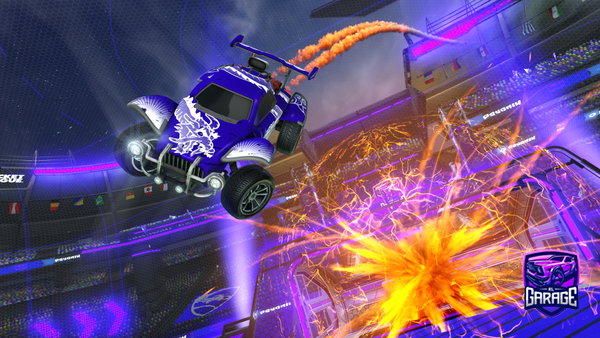 A Rocket League car design from Dajdsu