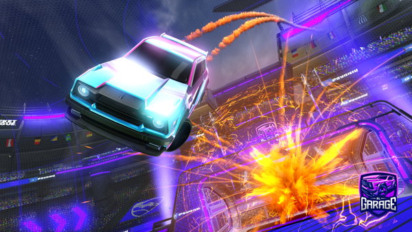 A Rocket League car design from Hello_im_zorix
