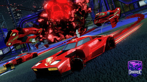 A Rocket League car design from vxflx