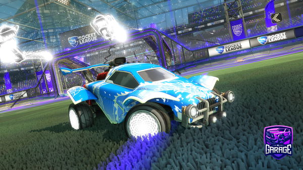 A Rocket League car design from PoisonZY