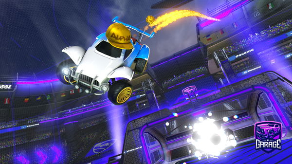 A Rocket League car design from Drxpz24