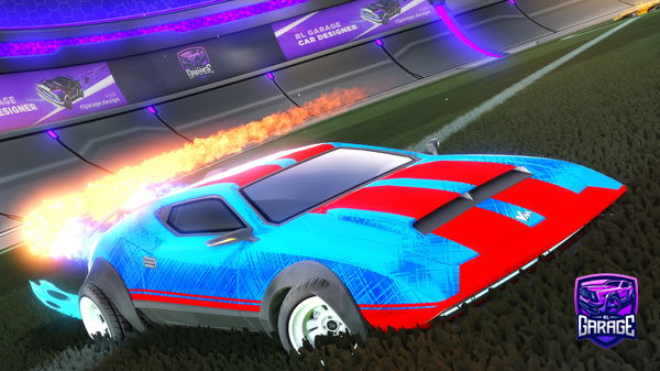 A Rocket League car design from JVKE5K1