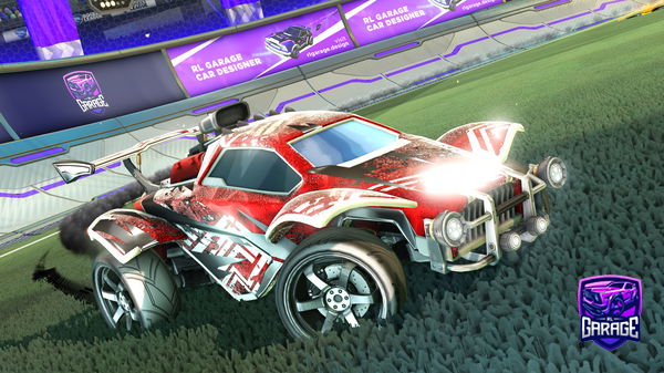 A Rocket League car design from boooooooiii