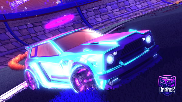 A Rocket League car design from Hylogenous