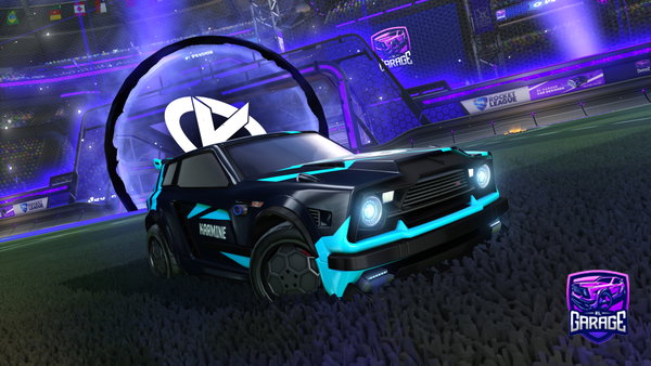 A Rocket League car design from MaikyRomain