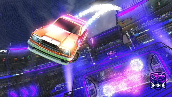 A Rocket League car design from dxtndn