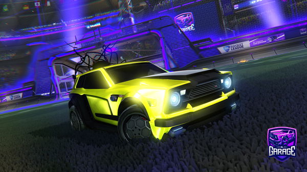 A Rocket League car design from Derpieclaytoes