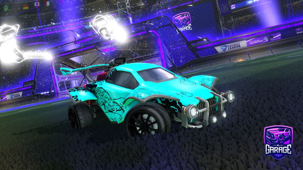 A Rocket League car design from 6luv