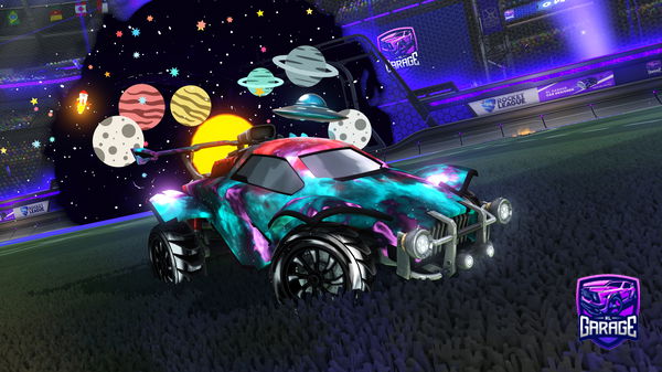 A Rocket League car design from Grandejuevos