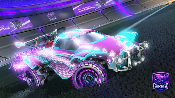 A Rocket League car design from Vzzxo