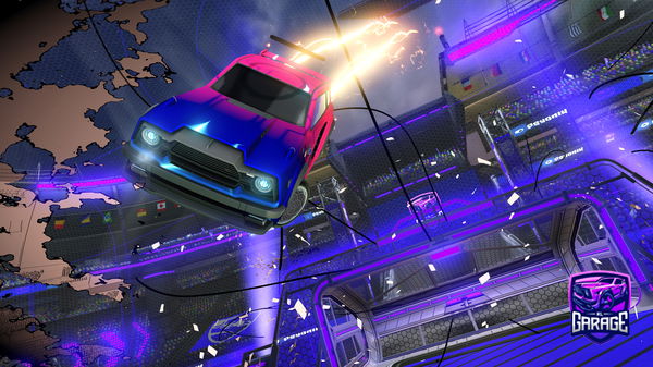 A Rocket League car design from SnowFoxLive