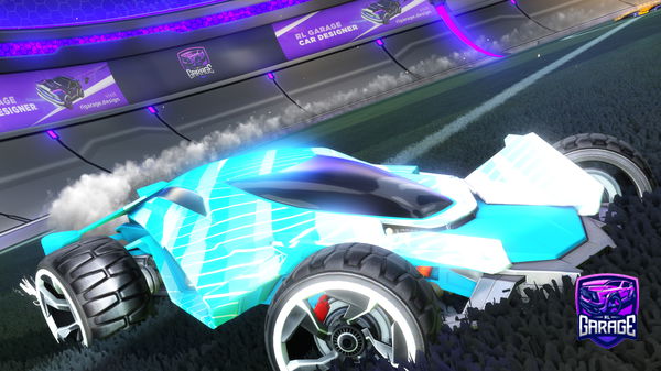 A Rocket League car design from Liffypup