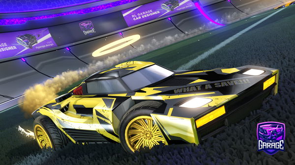 A Rocket League car design from RustyBullet833