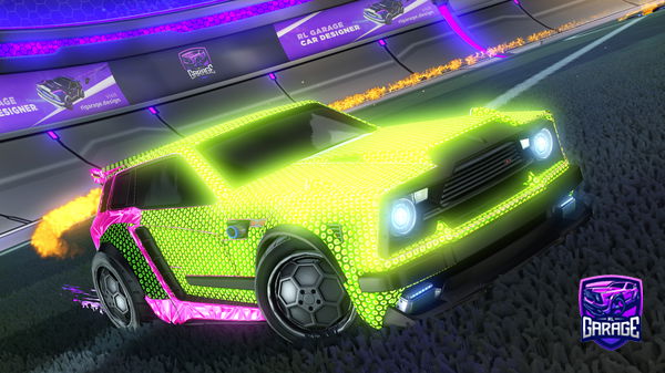 A Rocket League car design from Feitxn