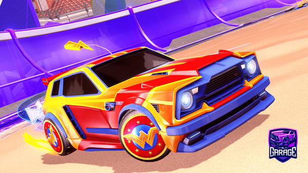 A Rocket League car design from GorTheGodd