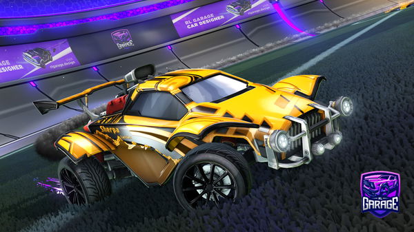 A Rocket League car design from AV7461