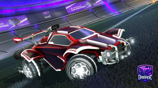 A Rocket League car design from TOXT3R