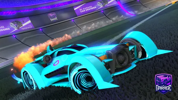 A Rocket League car design from Ciofologo09