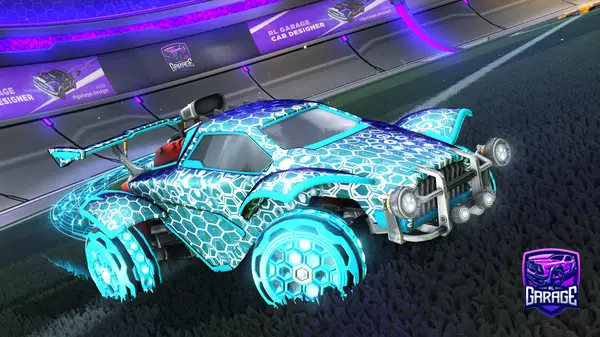 A Rocket League car design from RIZKID3Yt