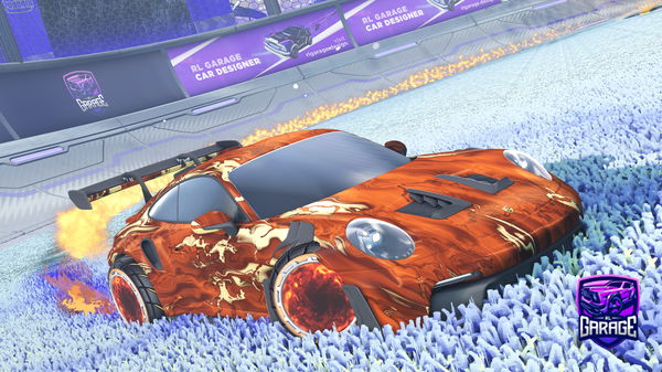 A Rocket League car design from dayliono