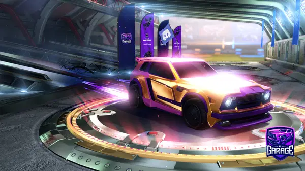 A Rocket League car design from 7snipes