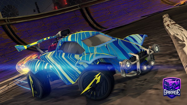 A Rocket League car design from ItsBiscuit