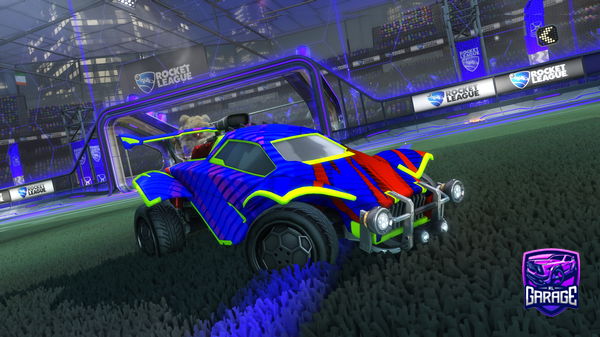 A Rocket League car design from Bananasfc22