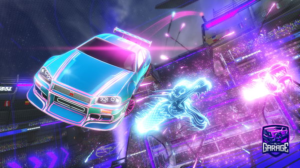 A Rocket League car design from P0l1gu1n