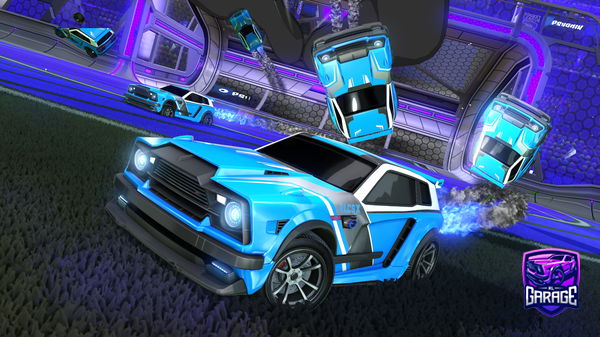 A Rocket League car design from Theblackgoat
