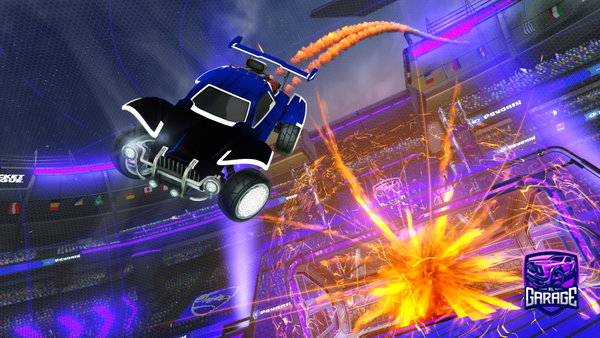 A Rocket League car design from DodgedByARanger