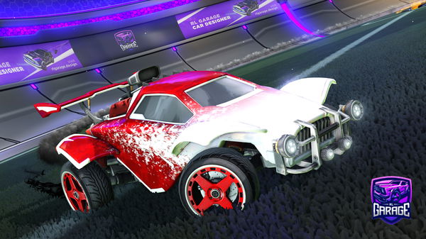 A Rocket League car design from Nothingtpwhitezombas