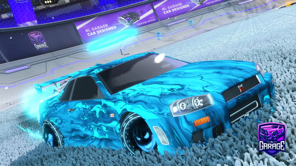 A Rocket League car design from scar3cr0w999