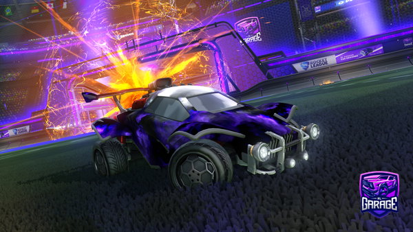 A Rocket League car design from Clixyfyfn