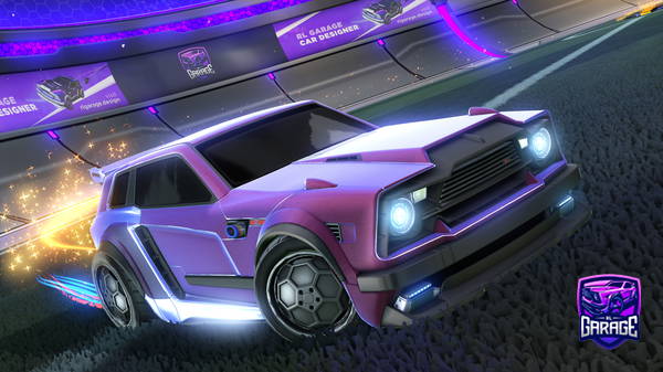 A Rocket League car design from reddsees