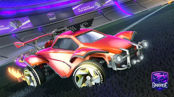 A Rocket League car design from 8goCrayzee