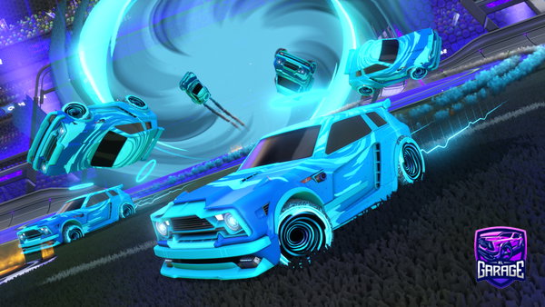 A Rocket League car design from H0N35T1Y