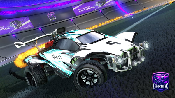 A Rocket League car design from Flash_RCR