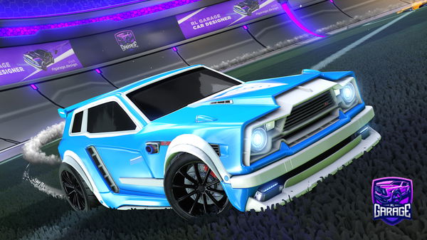 A Rocket League car design from Dogg034