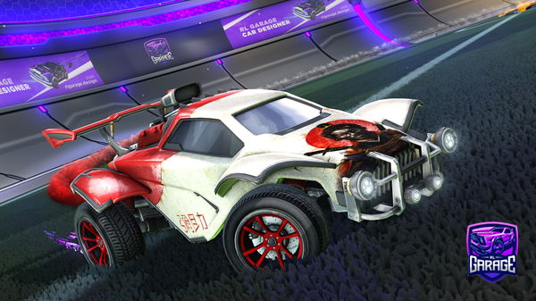 A Rocket League car design from Vxlues