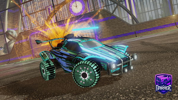 A Rocket League car design from Aquaz-tehe