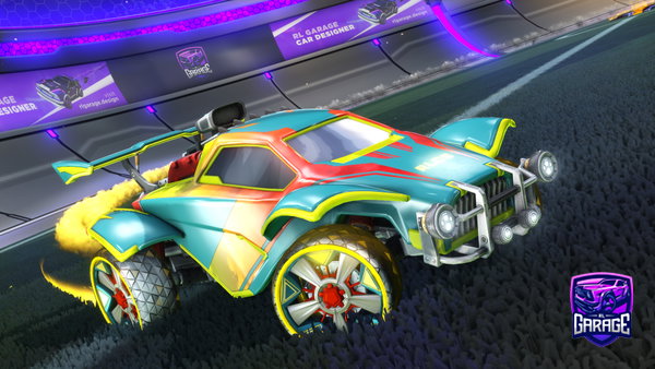 A Rocket League car design from jrr__