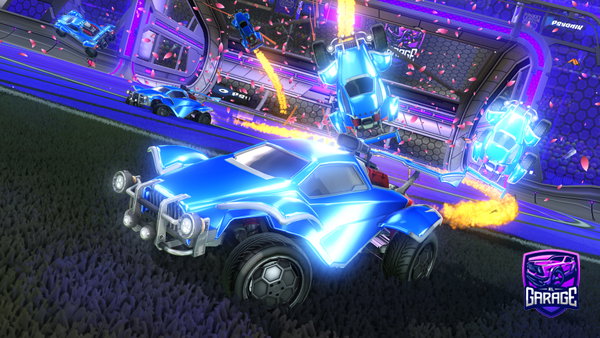 A Rocket League car design from entername7653